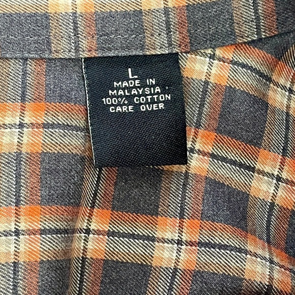 Jos. A. Bank Plaid Button Down Dress Shirt Men’s Large Traveler’s Collection - Picture 3 of 5